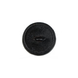 Black Leather Shank Back Button - 30L/19mm