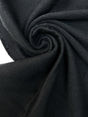 Polyester Tweed Coat Fabric Black