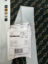 Printed Polyester Crepe Green Beige