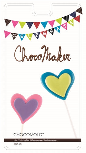 Heart Pops Chocolate Mold