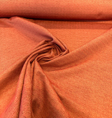 Alexis Brocade Jacquard Fabric - Greek Key, Clay Red, 54" Width (1 Yard)
