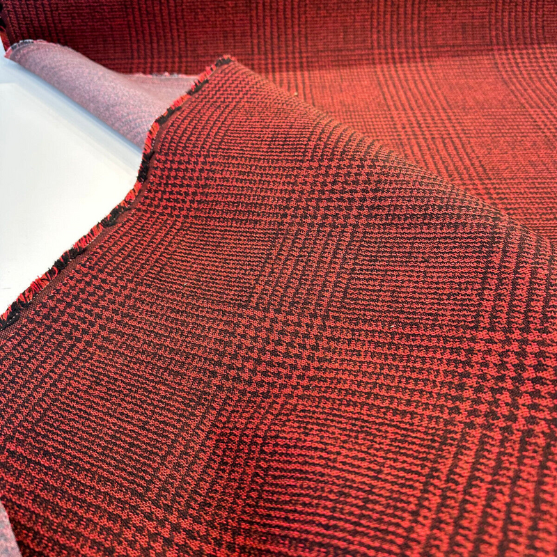 Sunbrella Pindler Frasure Solution Dyed Acrylic Fabric - Oxblood Floral Pattern, 54" Width (1 Yard)
