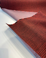Sunbrella Pindler Frasure Solution Dyed Acrylic Fabric - Oxblood Floral Pattern, 54" Width (1 Yard)