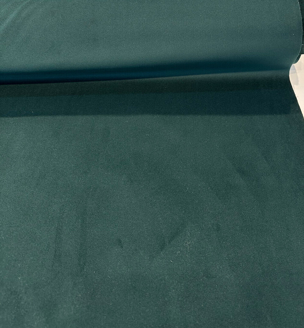 Fabricut Modern Velvet Fabric - Dark Green Solid, 54" Width (1 Yard)