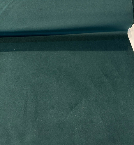 Fabricut Modern Velvet Fabric - Dark Green Solid, 54" Width (1 Yard)