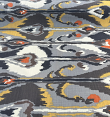 Robert Allen Ikat Bands Graystone 100 Percent Cotton Fabric - Ikat Print, Graystone, 55" Width (1 Yard)