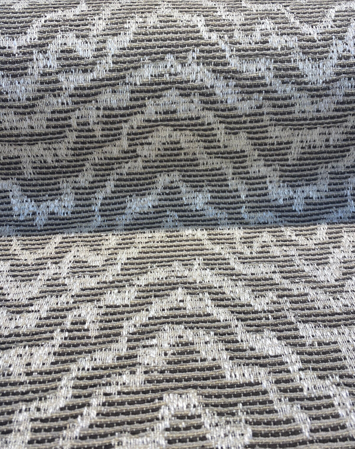 Zane Chevron Polyester Fabric - Mineral Beige Chevron, 54" Width (1 Yard)