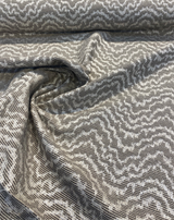 Zane Chevron Polyester Fabric - Mineral Beige Chevron, 54" Width (1 Yard)