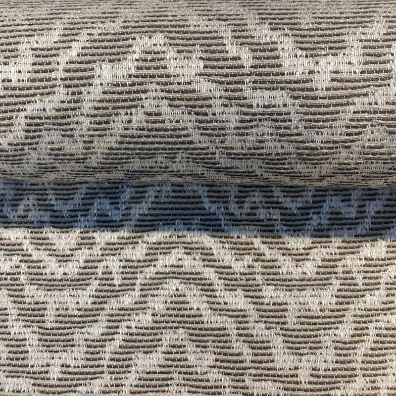 Zane Chevron Polyester Fabric - Mineral Beige Chevron, 54" Width (1 Yard)