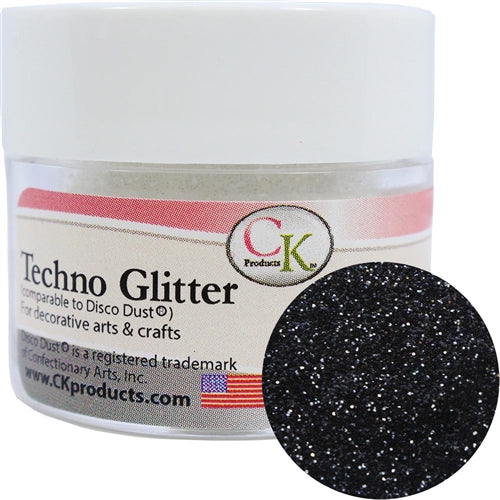 Black Techno Glitter - 5 Grams