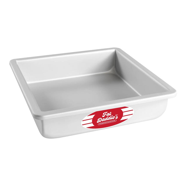 Fat Daddio's Anodized Aluminum Square Cake Pan, 8" x 8" x 2"