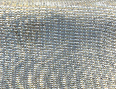 Omega Glacier Chenille Upholstery Fabric - Blue Gold Ivory Multi Chenille Plain, 56" Width (1 Yard)