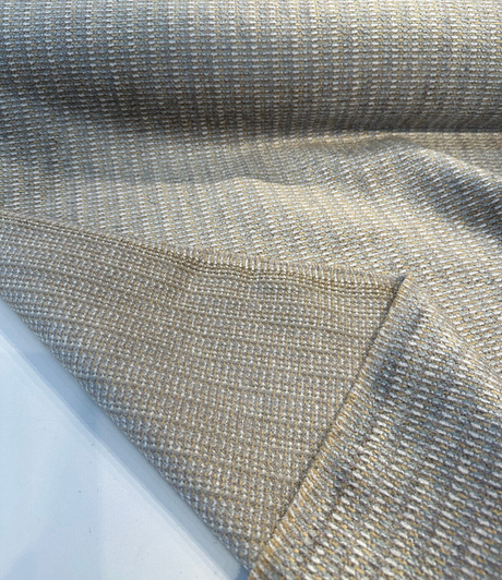 Omega Glacier Chenille Upholstery Fabric - Blue Gold Ivory Multi Chenille Plain, 56" Width (1 Yard)