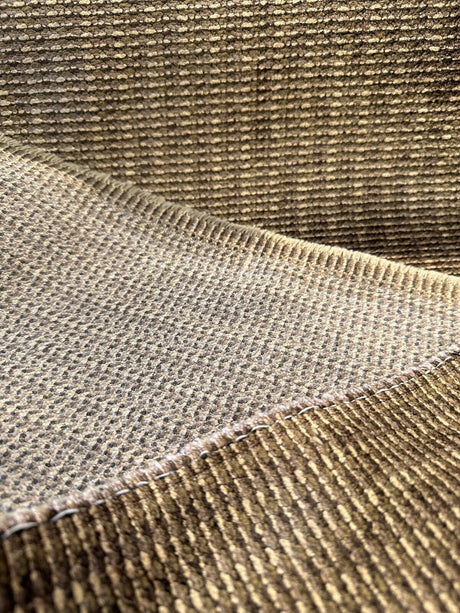 Omega Moss Brown Soft Chenille Upholstery Fabric - Moss Brown, Multi Chenille Plain, 56" Width (1 Yard)