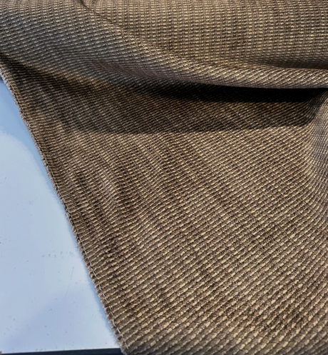 Omega Moss Brown Soft Chenille Upholstery Fabric - Moss Brown, Multi Chenille Plain, 56" Width (1 Yard)