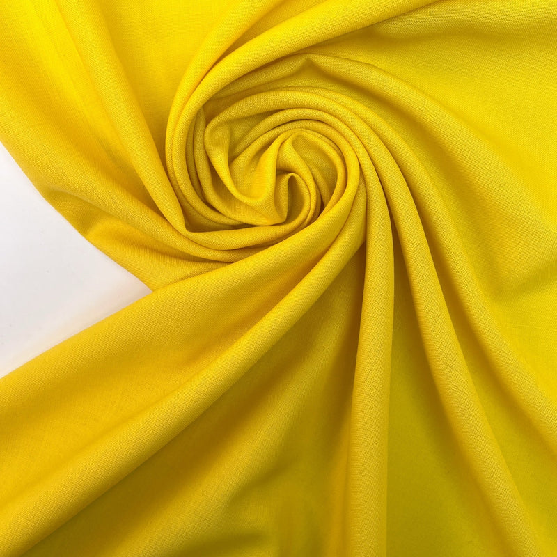 Italian Yellow Wool Fabric