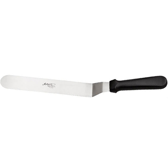 Ateco Spatula Black Plastic Handle Offset Blade, Blade size 1-1/2" x 9-3/4"