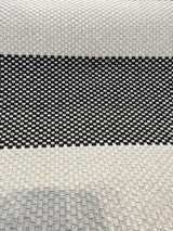 Sunbrella Cinta Solution-Dyed Acrylic Fabric - Coal Rib Bar Stripe, 54" Width (1 Yard)