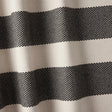 Sunbrella Cinta Solution-Dyed Acrylic Fabric - Coal Rib Bar Stripe, 54" Width (1 Yard)