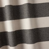 Sunbrella Cinta Solution-Dyed Acrylic Fabric - Coal Rib Bar Stripe, 54" Width (1 Yard)