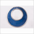 Natural Misty Blue Shell Pendant