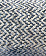 Onda Sunbrella Acrylic Fabric - Denim Blue Chevron, 54" Width (1 Yard)