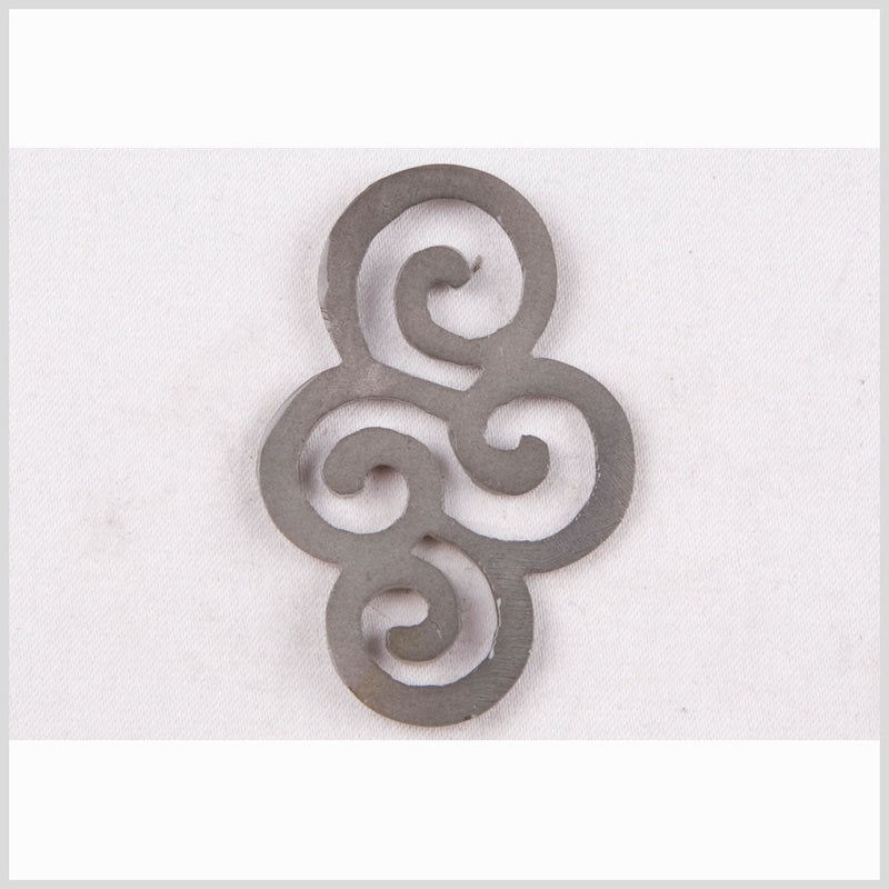 Natural Neutral Gray Shell Pendant