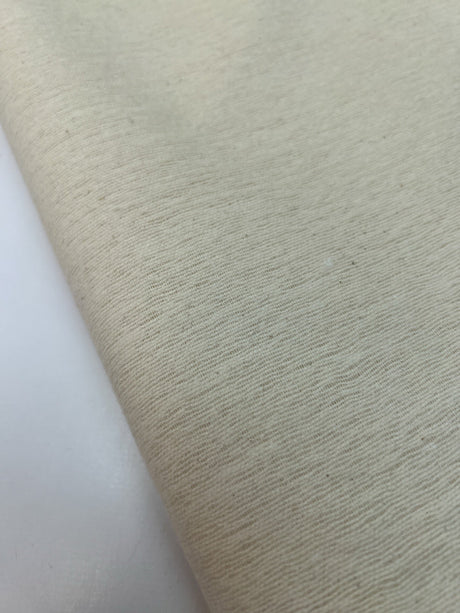 Wool Linen Fabric Blue Brown