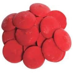 Merckens Red Vanilla Candy Wafers - 1 Pound