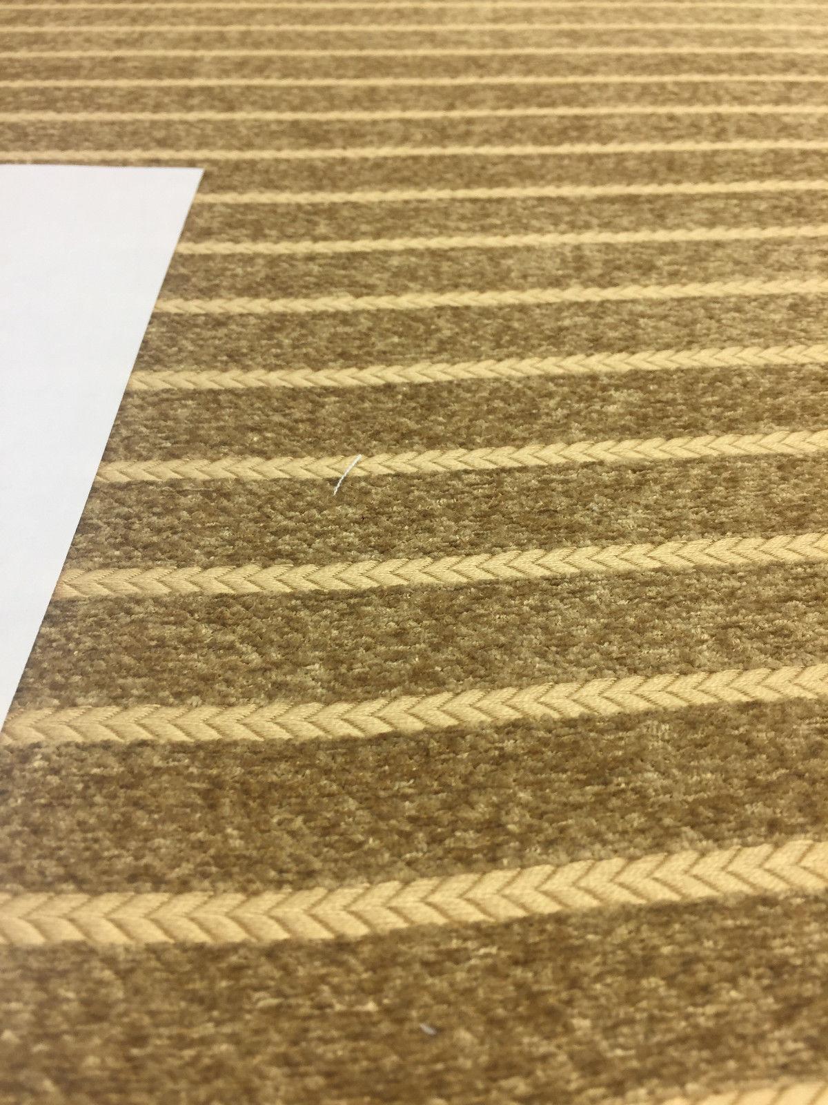 Italian Herringbone Upholstery Fabric - Antique Gold, Horizontal Herringbone, 59" Width, 1 Yard