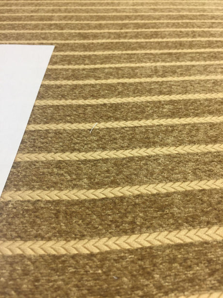 Italian Herringbone Upholstery Fabric - Antique Gold, Horizontal Herringbone, 59" Width, 1 Yard