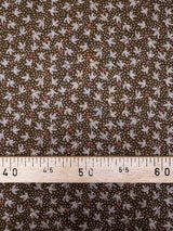 Wool Twill Brown Green Printed