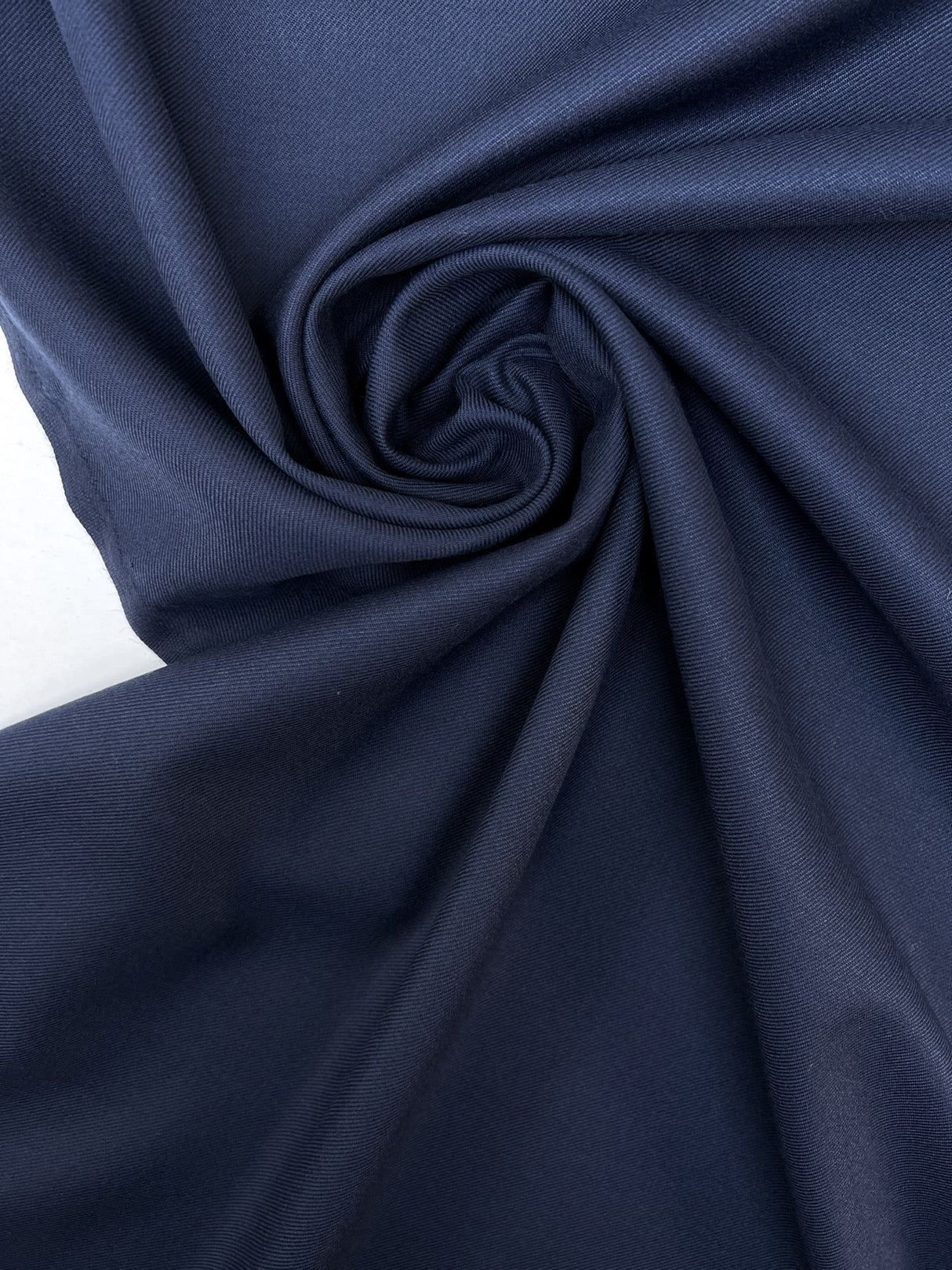 Wool Polyester Twill Blue