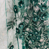 1 Yard Beaded 3D Floral Lace Fabric Embroidered 100 Percent Polyester Net Mesh 52 inch Width
