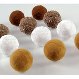 Pavoni Chocoflex Mold for Ganache and Chocolate, 2 Piece, for Bon-Bons, 25mm Dia x 26.4mm High, 67 Cavities