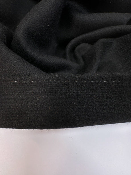 Wool Blend Tweed Black