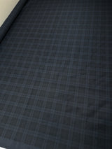 Polyamid Checked Fabric Blue Black