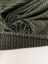 Green Stretch Jacquard Knit
