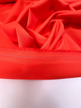 Viscose Elastane Huckaback Fabric Red Orange