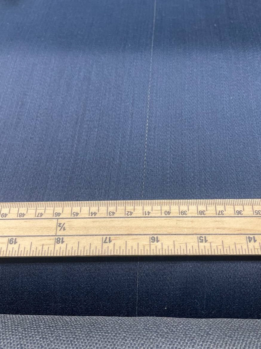 Blue Shade Denim Double Satin Weave