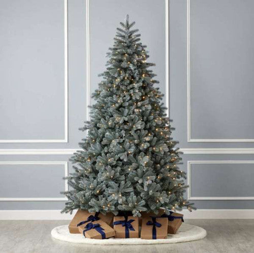 7.5' Blue Spruce Tree Warm White LED
