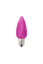 C9 Wonderful LED SMD Bulb (25 bulbs/bag) - Faceted, Pink