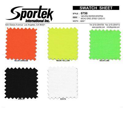 Moisture Wicking Mesh Fabric Breathable Wicko Grid Jersey