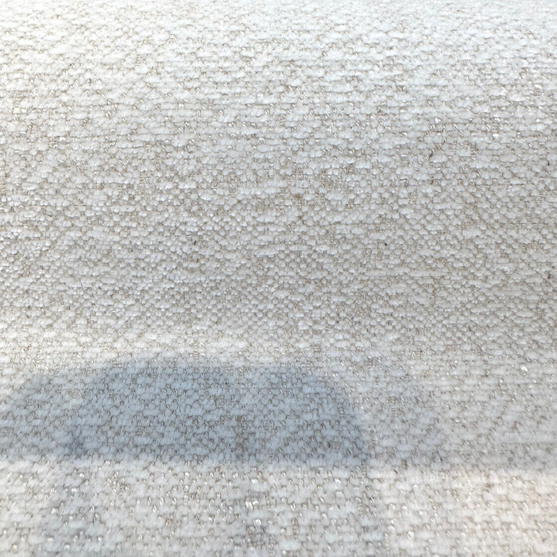 Devon Parchment Beige Chenille Upholstery Fabric - Off White Solid-Plain, 54" Width (1 Yard)