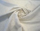 Devon Parchment Beige Chenille Upholstery Fabric - Off White Solid-Plain, 54" Width (1 Yard)