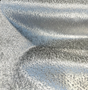 Glam Mica Silver Metallic Velvet Fabric - Silver, Metallic, 54" Width (1 Yard)