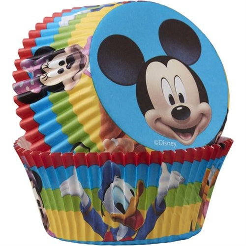 Mickey Mouse Club Standard Size Baking Cups - 50 Pack