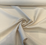 Regal Chess Cream Light Chenille Upholstery Drapery Fabric - Cream, Chess Pattern, 54" Width (By The Yard)