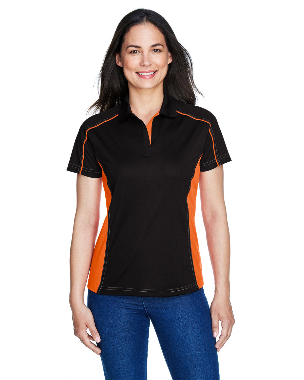 Ladies' Eperformance™ Fuse Snag Protection Plus Colorblock Polo