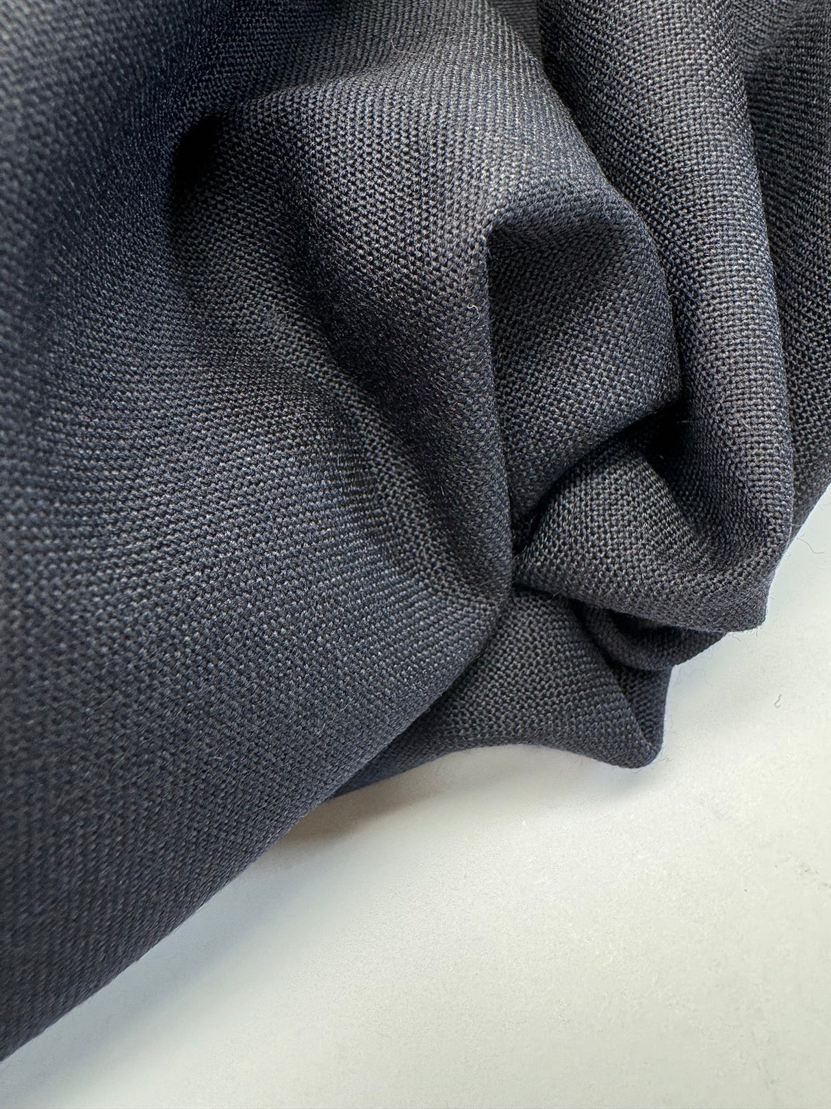Blue Wool Polyamide Plain